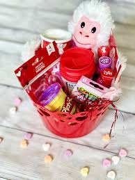 Here are my valentine's gift basket ideas for kids Your Kids Will Love These Valentines Day Basket Ideas From Dollar Tree