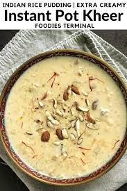 Instant Pot Kheer Video Step By Step Rice Kheer Foodies Terminal Recipe Rice Kheer Best Kheer Recipe Instant Pot Recipes