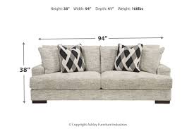 Choose a smaller sofa if you have a petite living room. Geashill Sofa Ashley Furniture Homestore