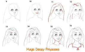 Apprendre A Dessiner Anna Dessin Raiponce Dessin Dessins Faciles Mignons