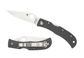 Baby Horn G 10 Gray Sprint Run Spyderco Inc