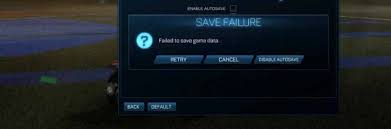 How To Fix Failed To Save Game Data On Rocket League Caffeinatedgamer