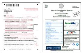 Georgia Tax Forms 2019 Printable State Ga 500 And Ga 500ez
