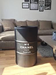 Diy Upcycling An Old Oil Drum Barrel Chanel Design Black And White Minimal Industrial Wall Of Fame Ikea Nyttja Frames