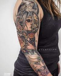 Evan Yu Traditional Tattoo Sleeve Neo Traditional Tattoo Neo Traditional Tattoo Sleeve