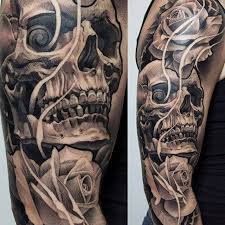 60 Black And Grey Skull Tattoos