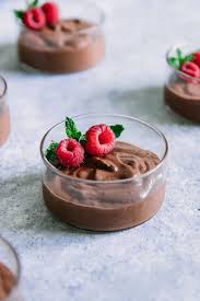 Creamy Vegan Chocolate Mousse Nut Free Nut Free Uses Avocado Aquafaba Recipe In 2020 Berries Recipes Vegan Chocolate Mousse Vegan Chocolate