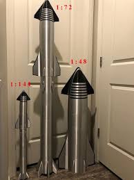 Spacex's starhopper, starship, super heavy booster, and falcon 9 3d model comparison. Spacex Starship Tanker And Super Heavy Model 1 144 Scale In 2021 Spacex Starship Spacex Starship