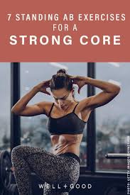 7 Standing Ab Exercises That Make You Ditch The Mat To Really Work Your Core Standing Ab Exercises Abs Workout Standing Abs