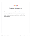 Why can't i sign into my google account - Google Chrome Community