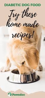Many affected dogs suffer from type 1 diabetes and controlling their diet remains one of the most effective ways to handle this disease. Diabetic Dog Food I Try These Home Made Dog Food Recipes Diabetic Dog Diabetic Dog Food Make Dog Food