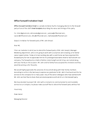 · working lunch invitation sample: Office Farewell Invitation Email Sample Mails