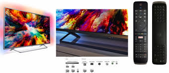 139 cm (55) ambilight tv. Televisor Led Philips 55pus7303 12