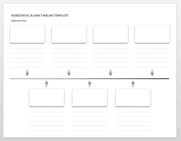 Similar to the time study template above, this time management spreadsheet captures all of your tasks in one place so that you can see exactly where your time is going. Free Blank Timeline Templates Smartsheet