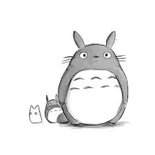 Another Cute Totoro Drawing Totoro Totoro Art Studio Ghibli