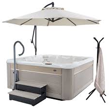 Gorilla grip patented bath tub and shower mat, 35x16, machine washable, extra large bathtub mats with drain holes and suction cups to keep floor clean, soft on feet, bathroom accessories, clear 4.6 out of 5 stars 52,251 Caldera Spas Spa Side Umbrella Hot Tub Wherehouse