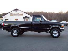 Garaged One Owner 1995 Ford F250 Xlt Regular Cab 4x4 Long Classic Ford Trucks Ford F250 Diesel Classic Pickup Trucks