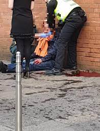 Captured from 3rd floor of grand central hotel on sunday 31st march 2019. Man Fighting For Life And Two Injured After Violent Stabbing In Old Firm Clash As Cops Treat Attack As Attempted Murder