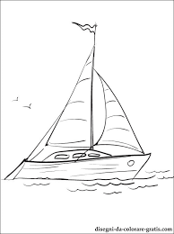 Disegno Yacht Da Colorare Disegni Da Colorare Gratis