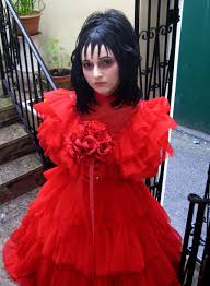 Dress Like Lydia Deetz From Beetlejuice Costume Cosplay Guide Beetlejuice Costume Beetlejuice Costume Halloween Outfits Beetlejuice Halloween Costume