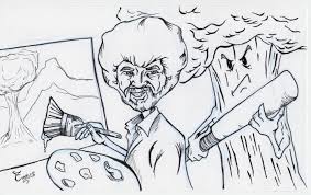 I have 61 blank pages i. Bob Ross Doodle A Day