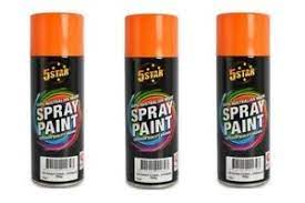 3 X 5star Spray Paint Cans 250gm International Orange Brand New Australian Made Ebay