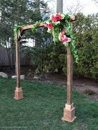Nothing is more meaningful or romantic than creating something unique for the ceremony with your own hands. Diy Self Standing Wood Arch Jaime Costiglio