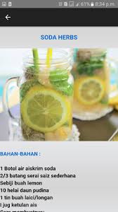 Cool down dengan resipi soda herbs ni! Resepi Minuman For Android Apk Download