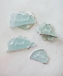 Meerglas Tischkarten Selber Machen Namen Strand Hochzeit Decoration Namensschilder Hochzeit Magische Hochzeit Hochzeitsdekoration
