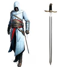 Three keys are needed to enter. 88cm Assassin S Creed Altair Ibn Laahad Cosplay Sword Figure Costume Part Model Kids Boy Gift Pu Scabbard Swords Aliexpress