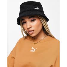 Puma Sherpa Bucket Hat In Black for ผู้หญิง