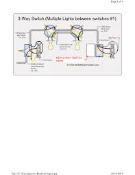 Wiring a 3 way switch with multiple lights in this circuit, two light fixtures are shown but more can be added by duplicating the wiring arrangement between the fixtures for each additional light. Wiring A Single Pole Switch Next To A 3 Way Switch Home Improvement Stack Exchange