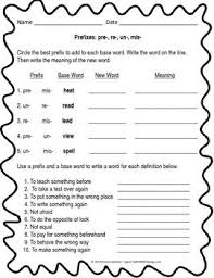 Free Printable Prefix Suffix Worksheets Suffixes Worksheets Prefix Worksheet Prefixes