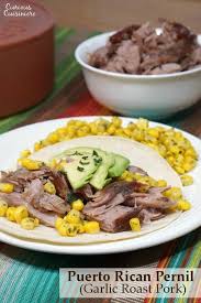 It's served in a small glass, like a shot glass or jigger, but it's sipped you can eat these with toothpicks as an appetizer or as a side dish… Puerto Rican Pernil Garlic Roast Pork Curious Cuisiniere