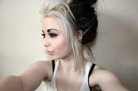 Looking to take dark or black hair ultra white blonde? How To Dye Blonde And Black Hair Two Toned Hair Hair Styles Hair Inspiration