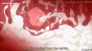 Anime video with tentacle action and close-up gape