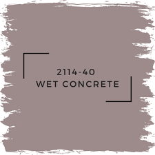 Aura von benjamin moore spielt in einer eigenen liga, da ihr aussehen und ihre farbtiefe unvergleichbar mit anderen produkten ist. Benjamin Moore 2114 40 Wet Concrete Heartland Paint Decorating