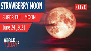 This month's full moon, known as the strawberry moon, will rise on the evening of june 24, according to astronomers. Cifxby Zhd P6m