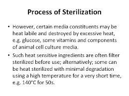 •cells of multicellular eukaryotes are used in cell culture while plant cells and animal cells are used in tissue culture. Industrial Biotechnology Lecture 2 Sterilization Sterilization We Will