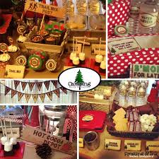 Camping Camp Party Campout Birthday Party Camping Party Decorations Camping Birthday