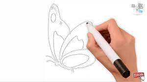 Use each printable fanciful, whimsical butterfly outline as a quilt block pattern to add color and charm to any room. Outline Draw A Butterfly Easy Step By Step Draw Easy For Kids Learning Butterfly Art Paper Drawing Youtube