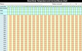 Basal Body Temperature Chart Basal Body Thermometer