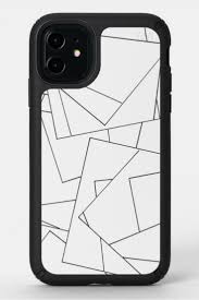 Aesthetic Black And White Phone Case Black And White Geometric Speck Iphone Case Zazzle Com In 2020 Speck Iphone Cases White Phone Case Black White Accessories
