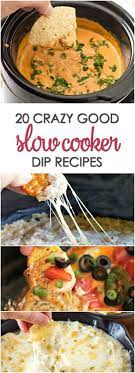 20 Crazy Good Slow Cooker Dips These Crock Pot Appetizer Recipes Are Sure To Impress Your Guests Slow Cooker Dip Recipes Slow Cooker Dips Appetizer Recipes