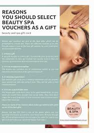 There is no better gift to give a loved one than the gift of wellness. Reasons You Should Select Beauty Spa Vouchers As A Gift By Beautyspagiftcard Issuu