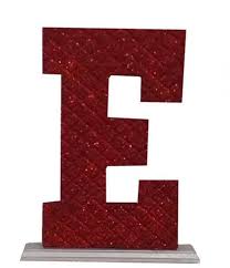 memories maker decoration letter e red price from jumia in