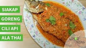 Ikan kerapu 3 rasa | resepi. Siakap Goreng Cili Api Ala Thai Youtube