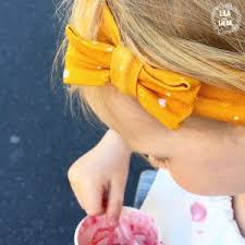 Kinderkleidung selber nähen haarband nähen. Haarband Fur Kinder 3 Kostenlose Schnittmuster Im Test Lila Wie Liebe