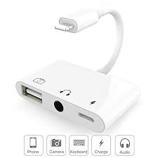 The Best 3 In 1 Dual Dc3 5mm Audio Charging Adapter Audio Charging Converter Splitter Earphone Jack Audio Charger Cable For Iphone X 8 8plus 7 7plus