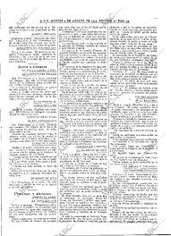 13 de agosto de 1914. Periodico Abc Madrid 04 08 1914 Portada Archivo Abc